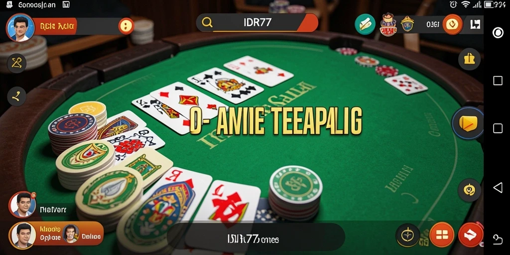 Tampilan gameplay Gaple yang menarik dan interaktif.