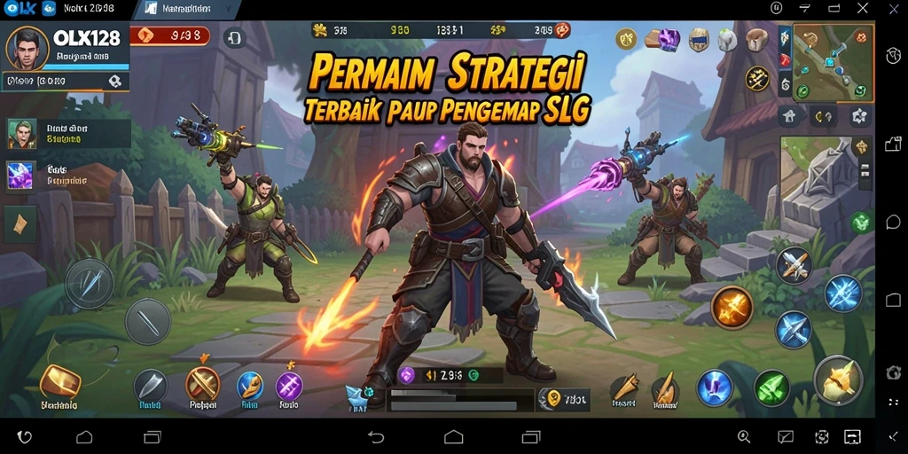 Tampilan menarik dari gameplay OLX128 yang penuh strategi.