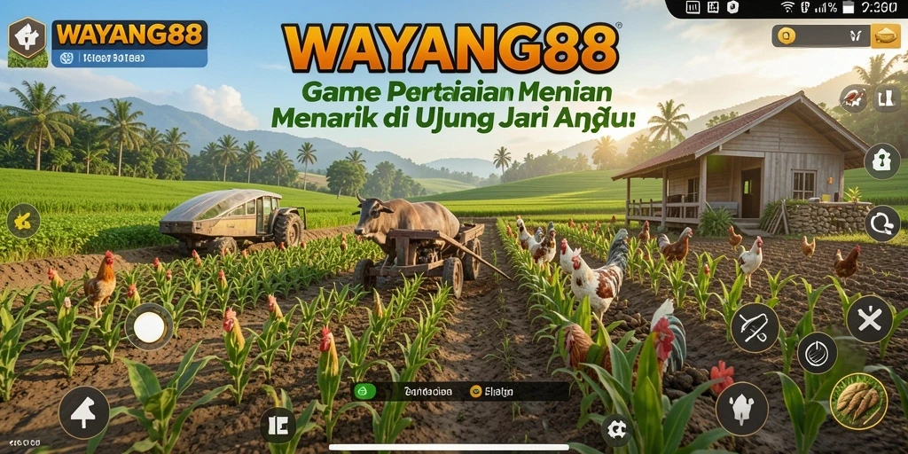 Tampilan menarik dari gameplay Farming WAYANG88 yang mengasyikkan.