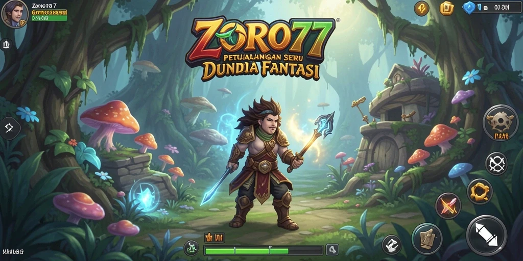 Tangkapan layar gameplay ZORO77 menampilkan aksi seru dalam petualangan.